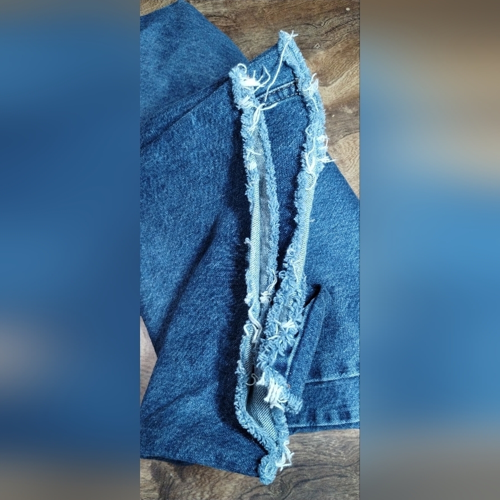 Muddy Women's Flare Jeans in Deep Blue - Picture 11 of 12